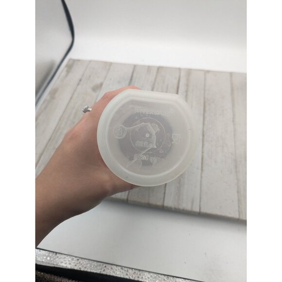 Vintage Tupperware Modular Mates Round Container Brown Lid 22oz - Picture 3 of 5